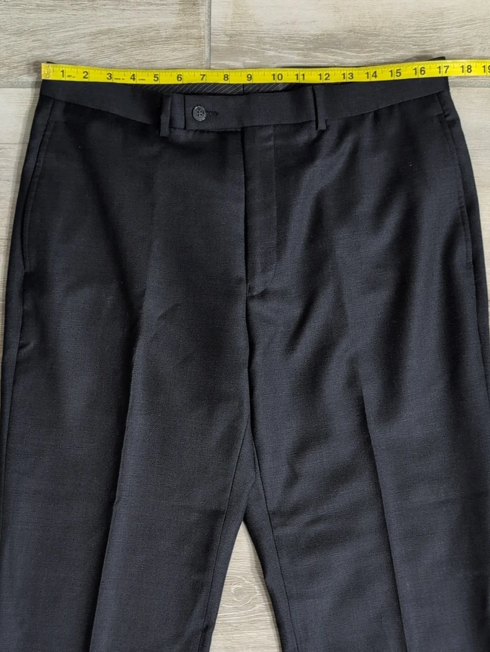 35x31 Men's Wearhouse ToBlack Tailored Suit Pants | Black Dress Pants